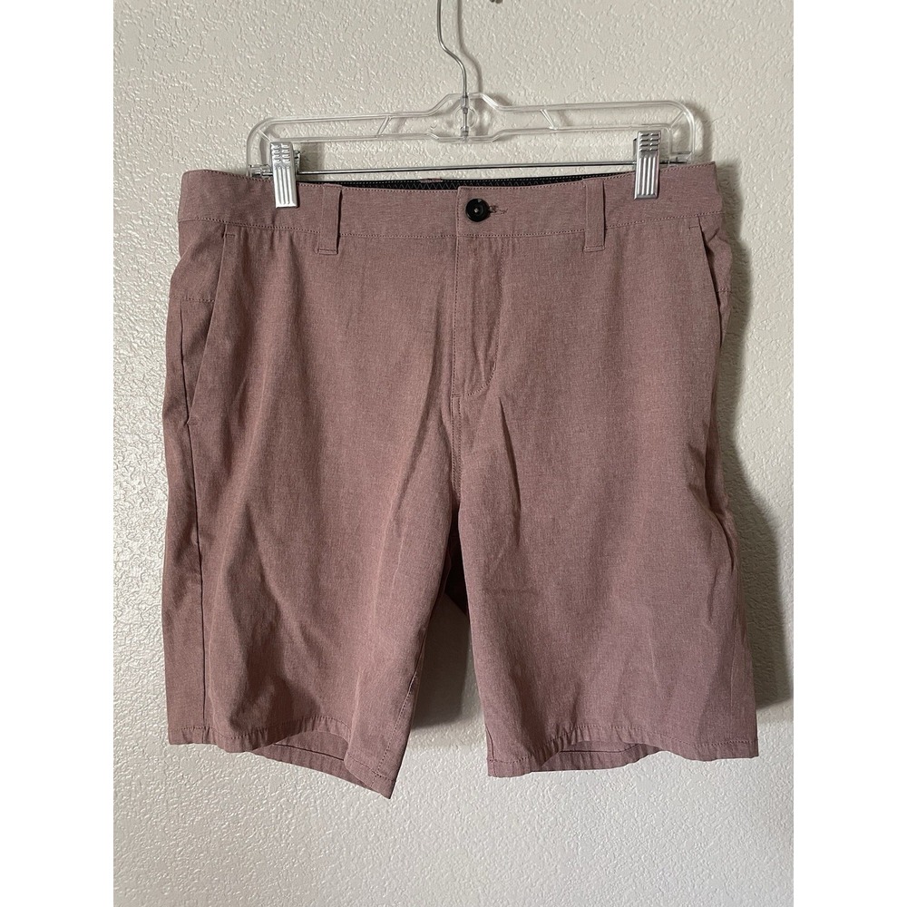 Vuori Mens Shorts 33 Chino Zion Rose Performance Casual Golf 8" Inseam